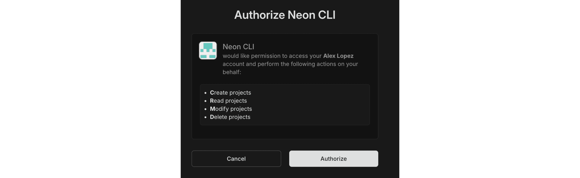 neon auth